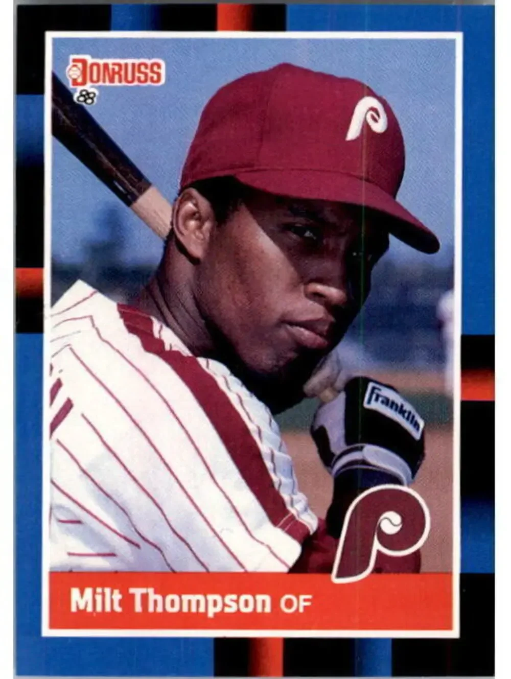 1988 Milt Thompson Donruss Baseball Card #236